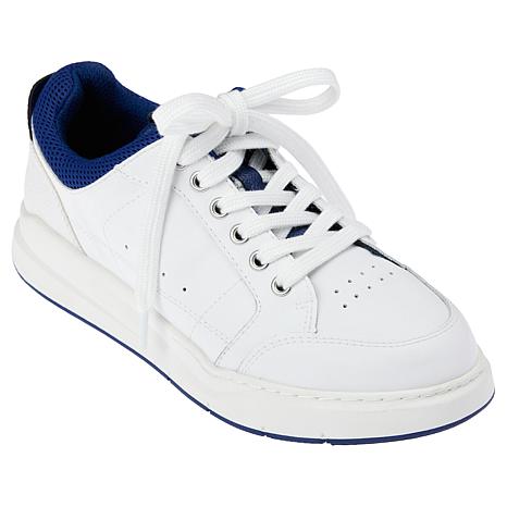Easy Spirit x Denise Austin Dilli Lace-up Court Sneakers - White