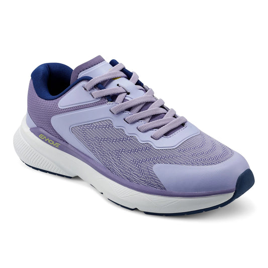Denise Austin Flyght EMOVE Walking Shoes - Purple Multi
